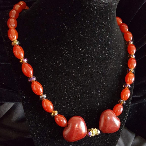 Jewelry - Handmade hearts necklace